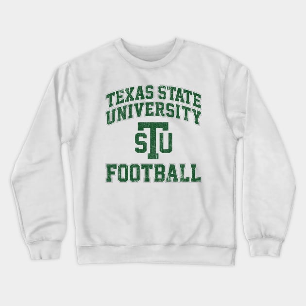 Texas State Football - Necessary Roughness (Variant) Crewneck Sweatshirt by huckblade